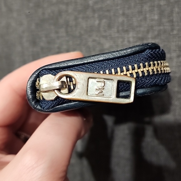 Marc Jacobs Navy Blue Quilted Coin/Card Pouch - Picture 3 of 5